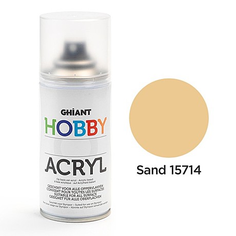 Ghiant Акриловая краска в аэрозоле Hobby, 150 мл, песочный