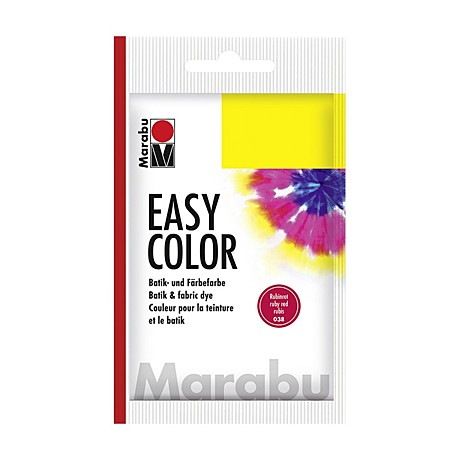 Marabu Краски для окрашивания ткани вручную Easy Color, 25г, рубиновый