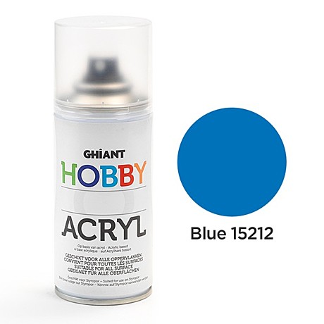 Ghiant Акриловая краска в аэрозоле Hobby, 150 мл, синий