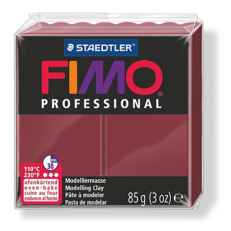 STAEDTLER FIMO professional полимерная глина, запекаемая в печке, уп. 85 гр. цвет: бордо