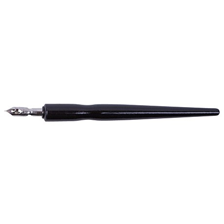 Деревянная ручка-держатель для пера с пером Сонет